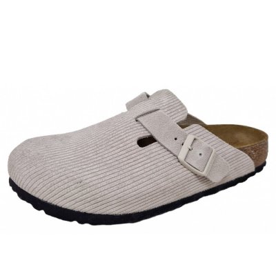 Birkenstock Boston Leve S Clogs in antique white Birkenstock Boston Leve S Clogs in antique white