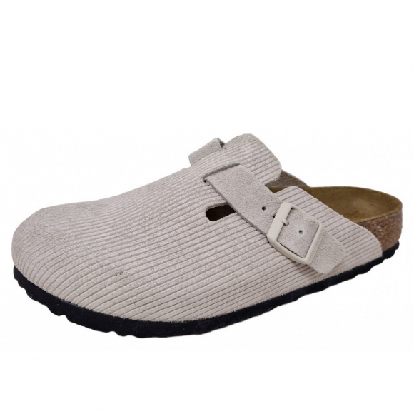 Birkenstock Boston Leve S Clogs in antique white