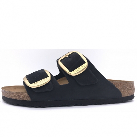 Birkenstock arizona big buckle lenb black Pantolette in schwarz