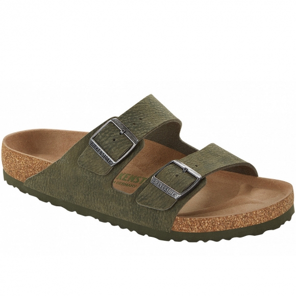 Birkenstock Arizona Pantoletten in Desert Dust Thyme