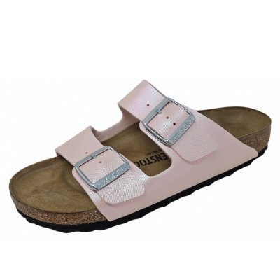 Birkenstock Aeizona BS Embrossed Pantolette in light rose