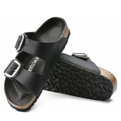 Birkenstock Arizona Big Buckle Pantolette in black