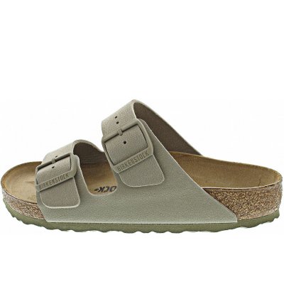 Birkenstock Arizona Pantolette in faded khaki Birkenstock Arizona Pantolette in faded khaki