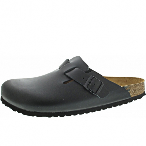 Birkenstock Boston BS Pantolette in schwarz