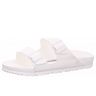 Birkenstock Arizona EVA Pantolette in white Birkenstock Arizona EVA Pantolette in white