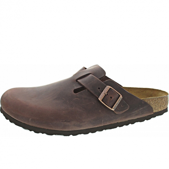 Birkenstock Boston Pantolette in habana