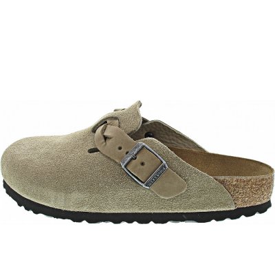 Birkenstock Boston Braided Clogs in taupe