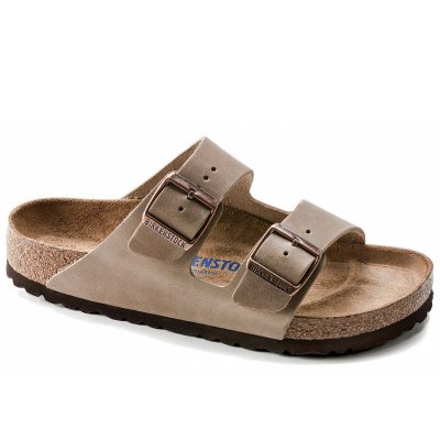Birkenstock Arizona Pantoletten in Tabacco Brown Birkenstock Arizona Pantoletten in Tabacco Brown