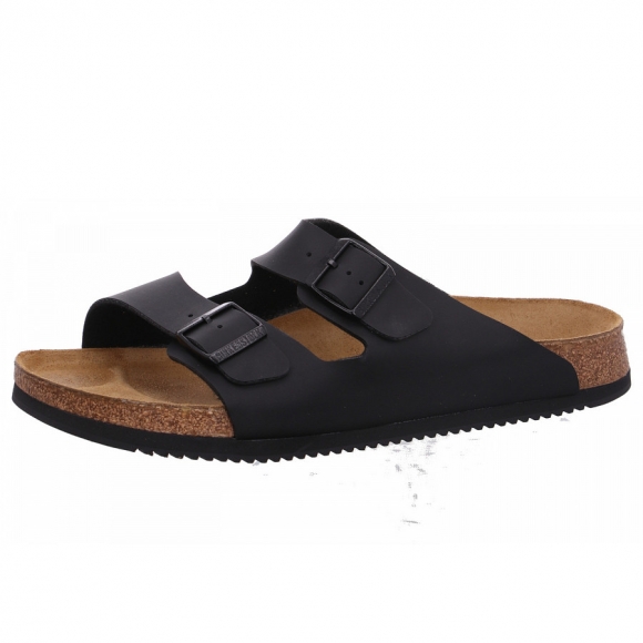 Birkenstock Arizona Pantolette in schwarz
