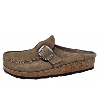 Birkenstock Buckley Narrow Pantolette in gray taupe