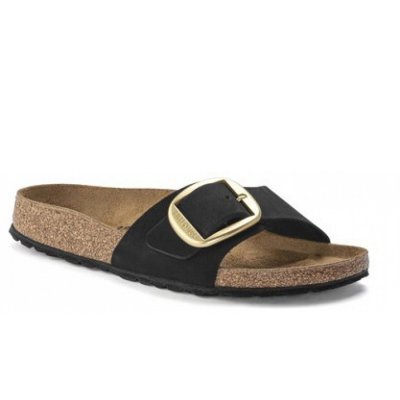 Birkenstock Madrid Big Buckle Pantolette in black