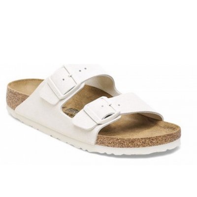 Birkenstock Arizona Pantolette in antique whte