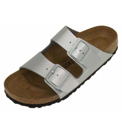 Birkenstock Arizona BS[Slipper] Pantolette in Silver
