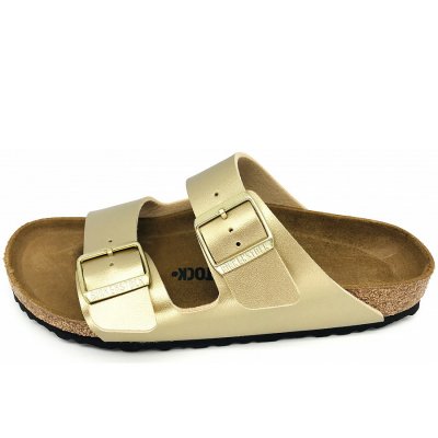 Birkenstock arizona bs[slipper] Pantolette in Gold