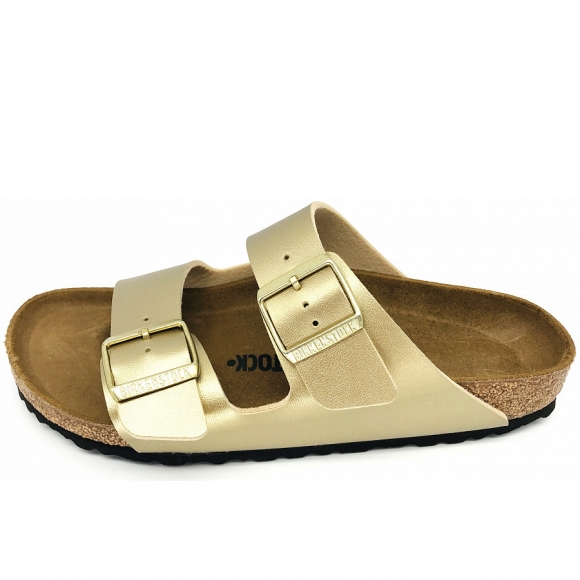 Birkenstock arizona bs[slipper] Pantolette in Gold