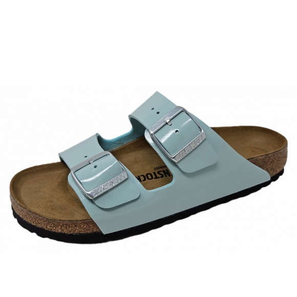 Birkenstock Arizona Pantolette in surf green patent