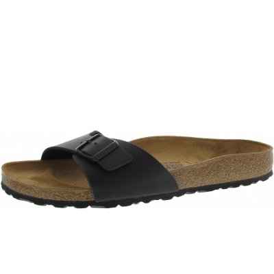 Birkenstock Madrid BS Pantoletten in black Birkenstock Madrid BS Pantoletten in black