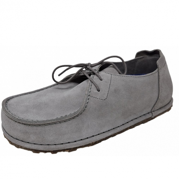 Birkenstock Utti Lace sportlicher Schnürer in whale grey