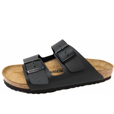 Birkenstock Arizona Pantolette in schwarz Birkenstock Arizona Pantolette in schwarz