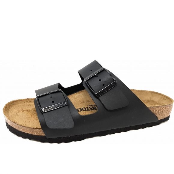 Birkenstock Arizona Pantolette in schwarz