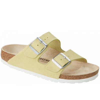 Birkenstock Arizona Pantoletten in Shimmering Popcorn