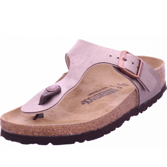 Birkenstock gizeh bf graceful taupe Pantolette in beige