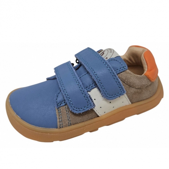 Bisgaard Barefoot Ricco Klettschuh in sand