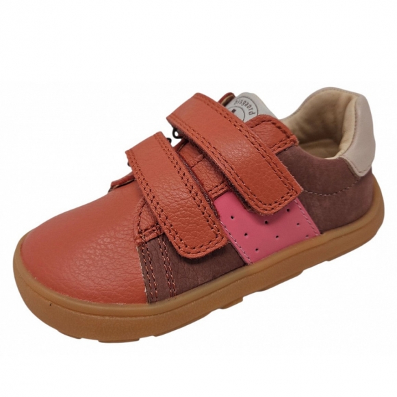 Bisgaard Barefoot Rico Klettschuh in rose