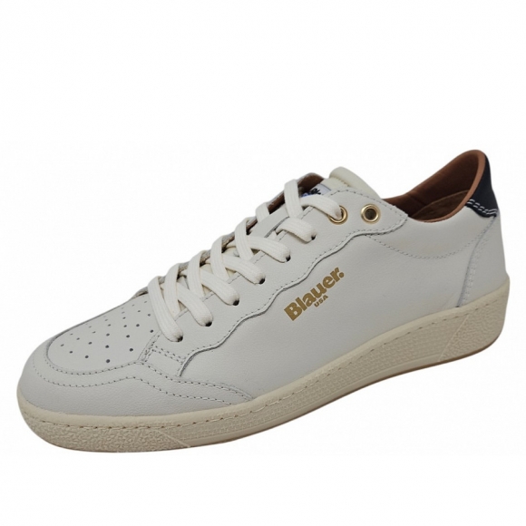 Blauer USA Olympia 01 Sneaker in white