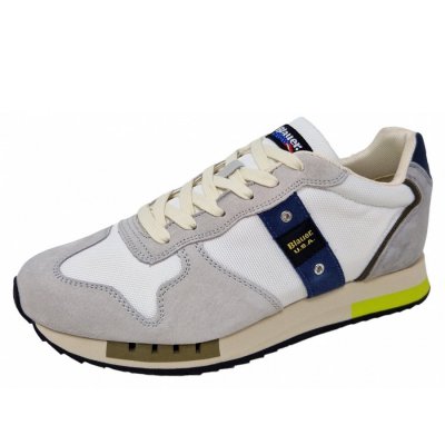 Blauer USA Queens Sneaker in white taupe