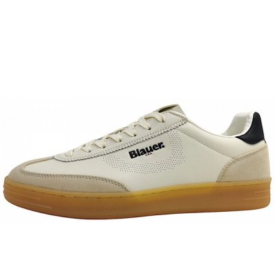 Blauer USA Grant sportlicher Schnürer in beige/black BEI/BLK Blauer USA Grant sportlicher Schnürer in beige/black BEI/BLK