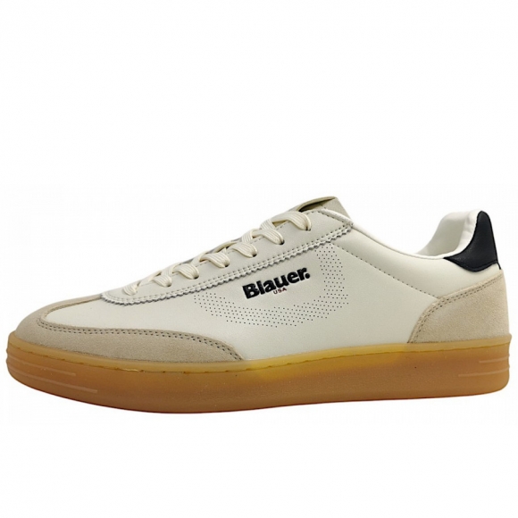 Blauer USA Grant sportlicher Schnürer in beige/black BEI/BLK