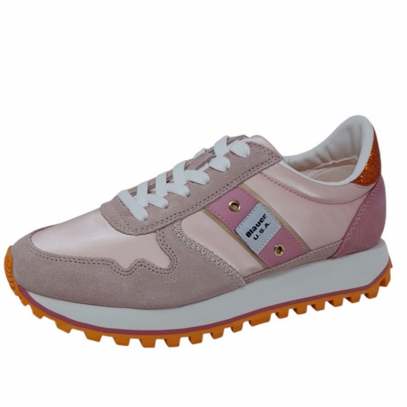 Blauer USA Millen 03 Sneaker in pink prange