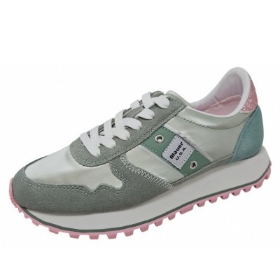 Blauer USA Millen 03 Sneaker in aqua pink