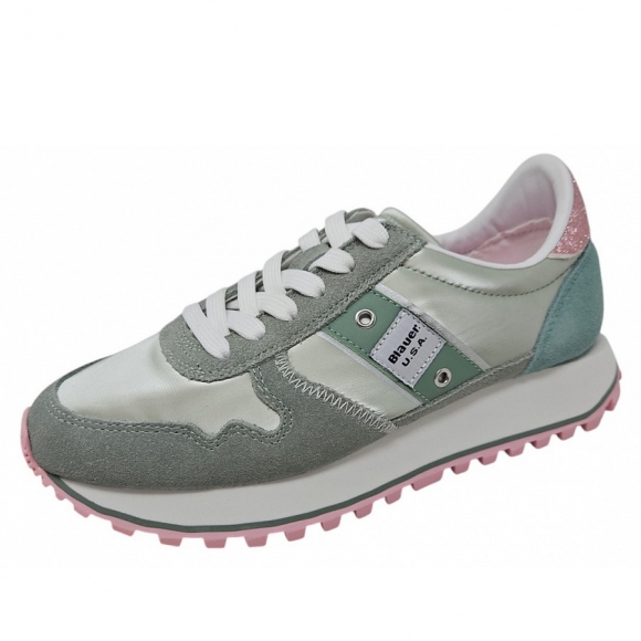Blauer USA Millen 03 Sneaker in aqua pink