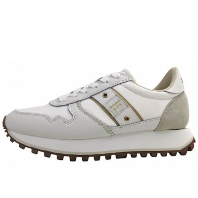Blauer USA Millen Schnürer in white/cream WHI/CRE Blauer USA Millen Schnürer in white/cream WHI/CRE
