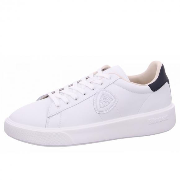 Blauer USA Buck Sneaker in white navy