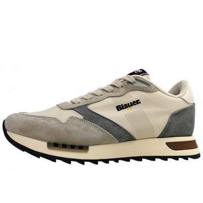 Blauer USA Ryder sportlicher Schnürer in cream/grey CRE/GRY