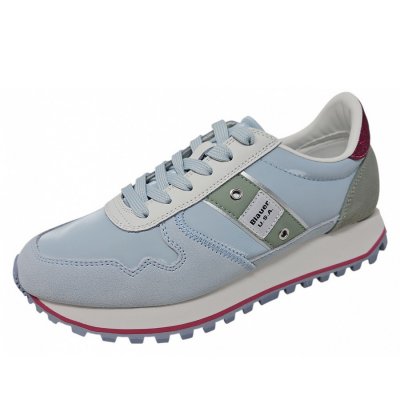 Blauer USA Millen FUX Sneaker in lt. blue fuxia Blauer USA Millen FUX Sneaker in lt. blue fuxia