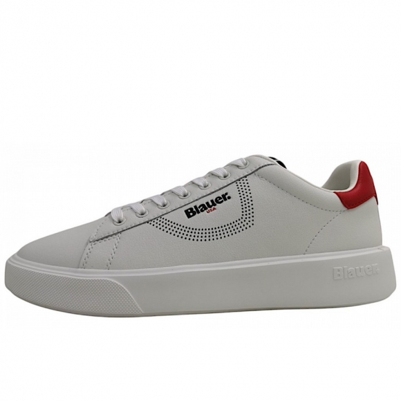 Blauer USA Buck Schnürer in white/red WHI/RED