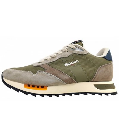 Blauer USA Ryder sportlicher Schnürer in beige/military BEI/MIL