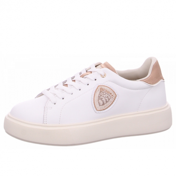 Blauer USA Venus Sneaker in white beige