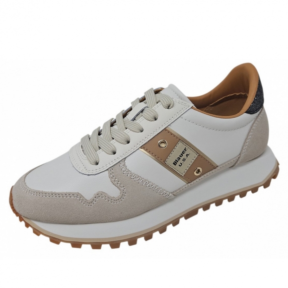 Blauer USA Millen 03 Sneaker in cream black