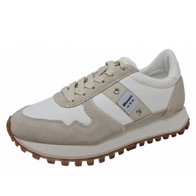 Blauer USA Millen Sneaker in cream