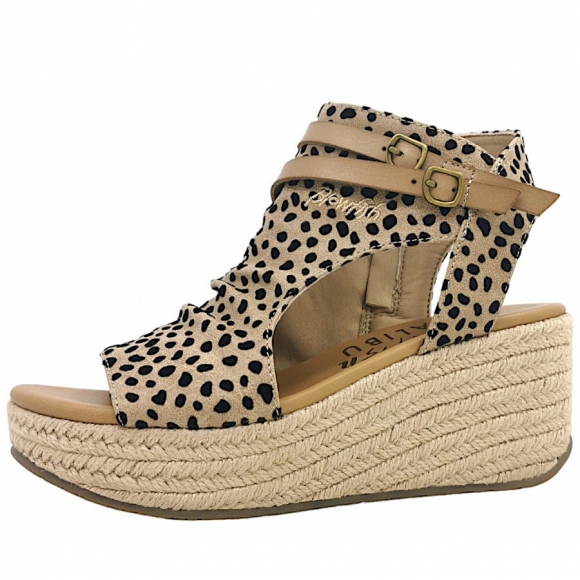 Blowfish Lacey C Rope Sandale in Sand Leo