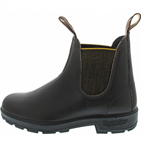 Blundstone Originals 500 Series Chelsea Boot in brown Mustard Elastic