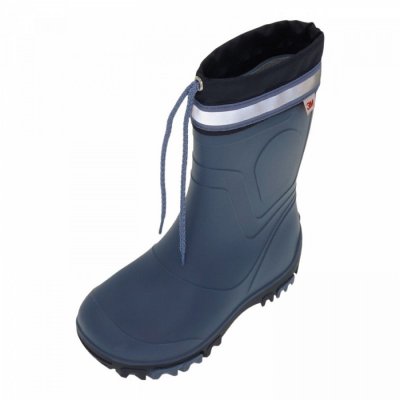 Bockstiegel stahlblau Gummistiefel in Rosa
