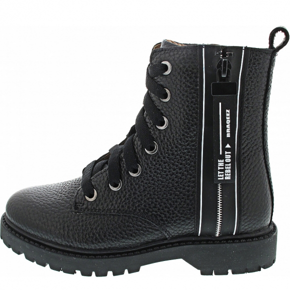Braqeez Schnürstiefel in black