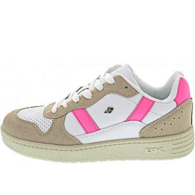 British Knights Raww Sneaker low in wht-beige-neon pnk