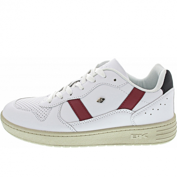 British Knights Raww Sneaker low in wht-burgundy-blk